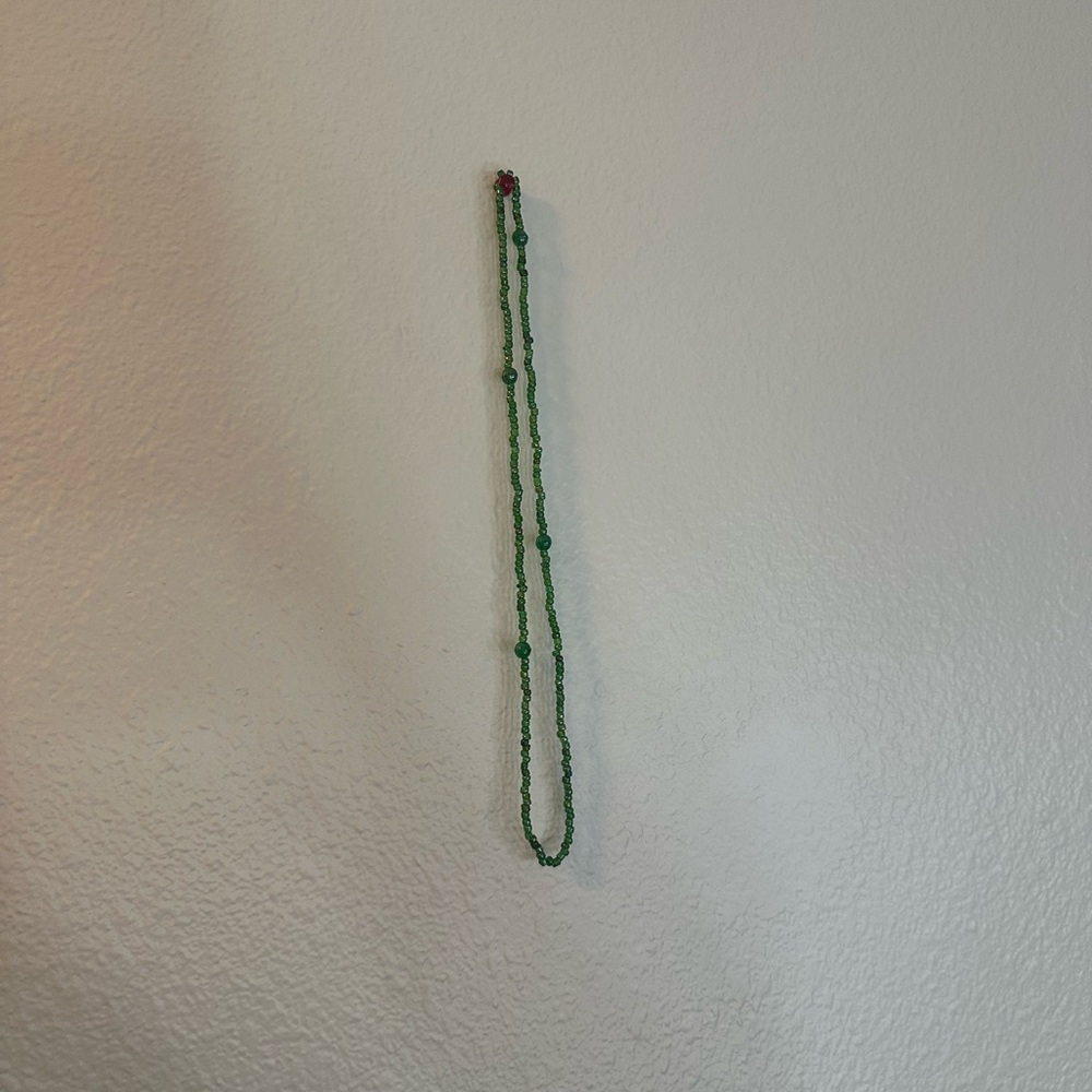 Green Beaded Necklace